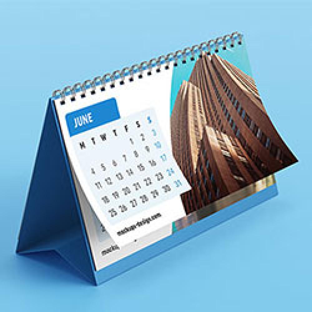 Kalender A5 210x150 Landscape, Isi 6-8 lbr, Art Carton 260g 2 Sisi, Laminating Matte