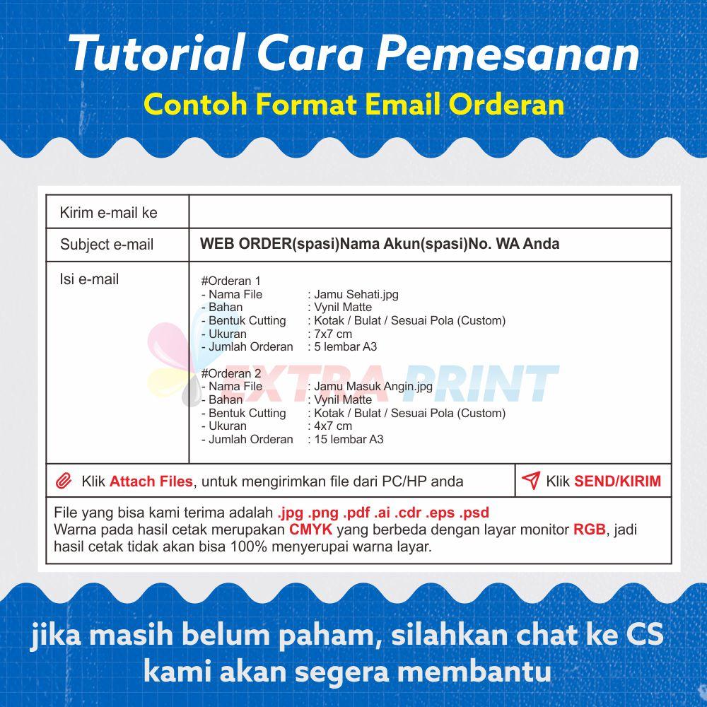 Print & Cut Stiker Vynil Matte A3+