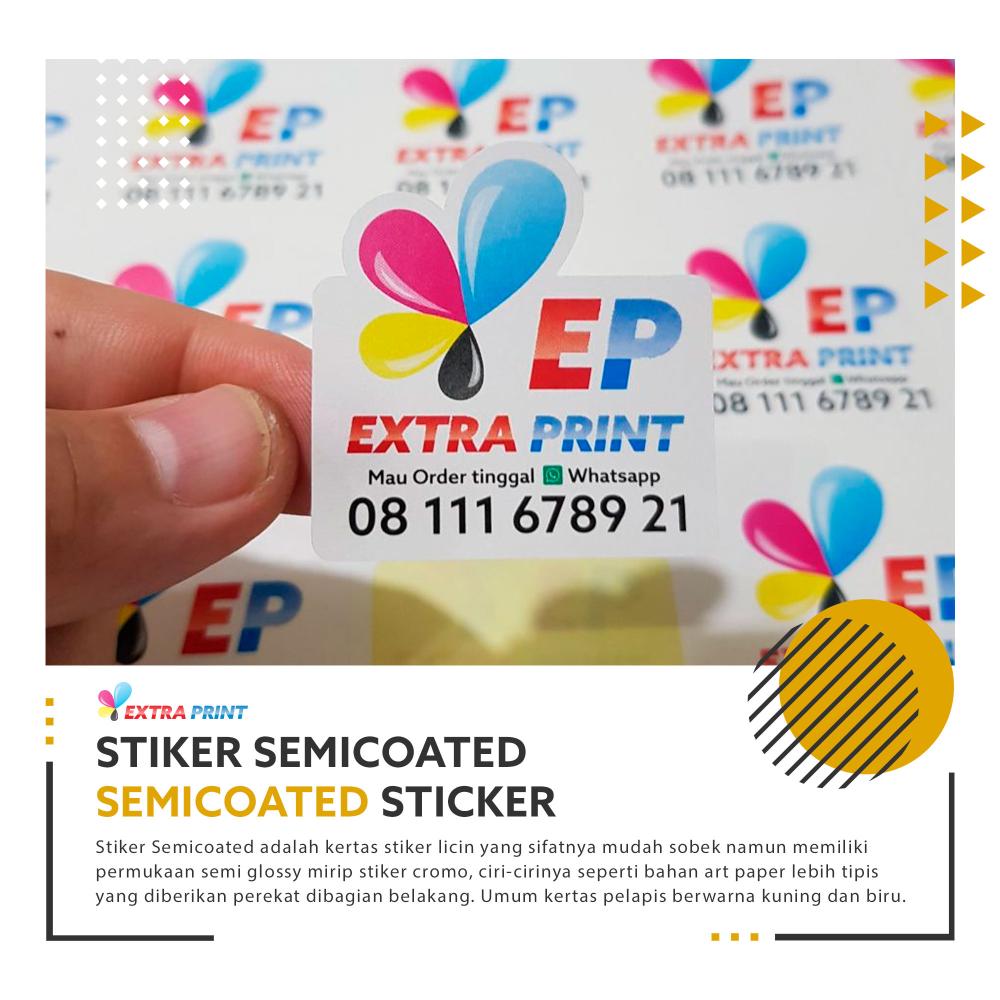 Print & Cut Stiker Semi Coated A3+