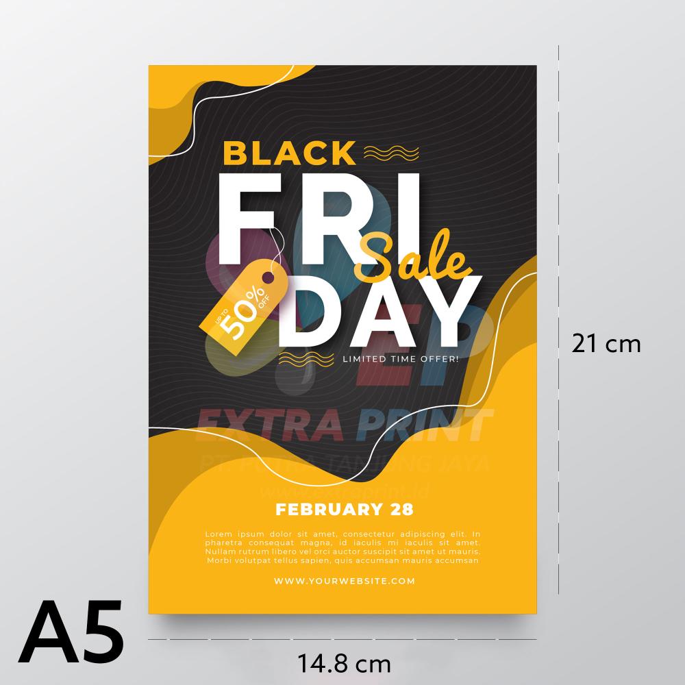 Cetak Brosur A5 Art Paper 120g 1 Sisi