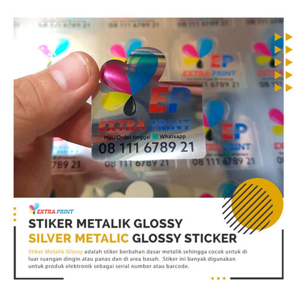 Print & Cut Stiker Metalik Glossy A3+