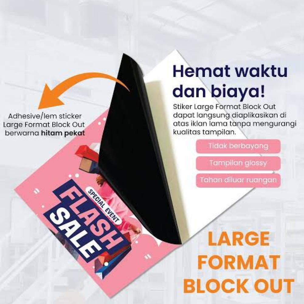 Cetak Stiker Blockout Eco RITRAMA