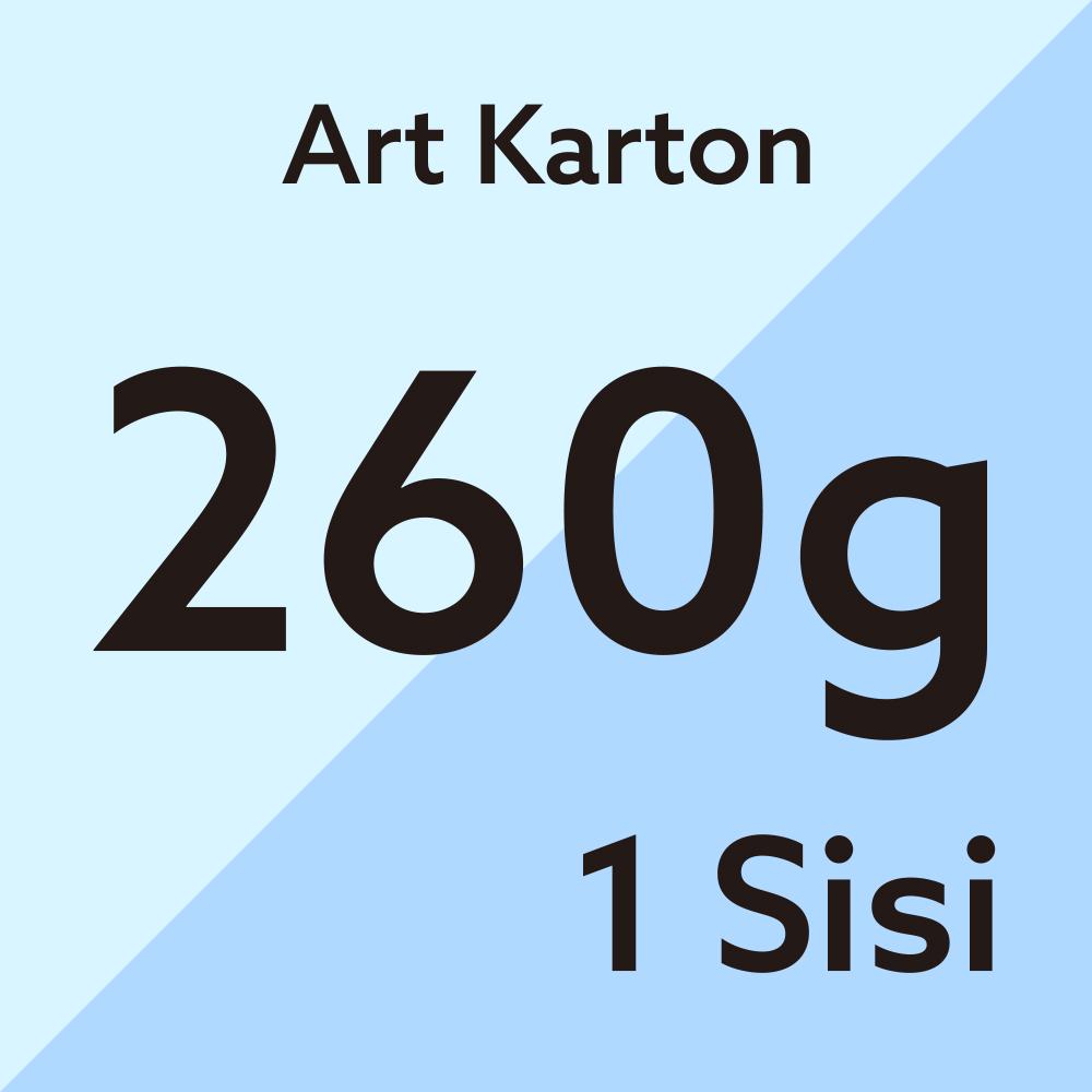 Cetak Digital A3 1 Sisi Art Carton 260g